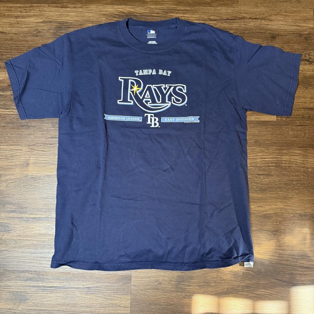 Tampa Bay‎ Rays Shirt Mens Large MLB Baseball American League East Division